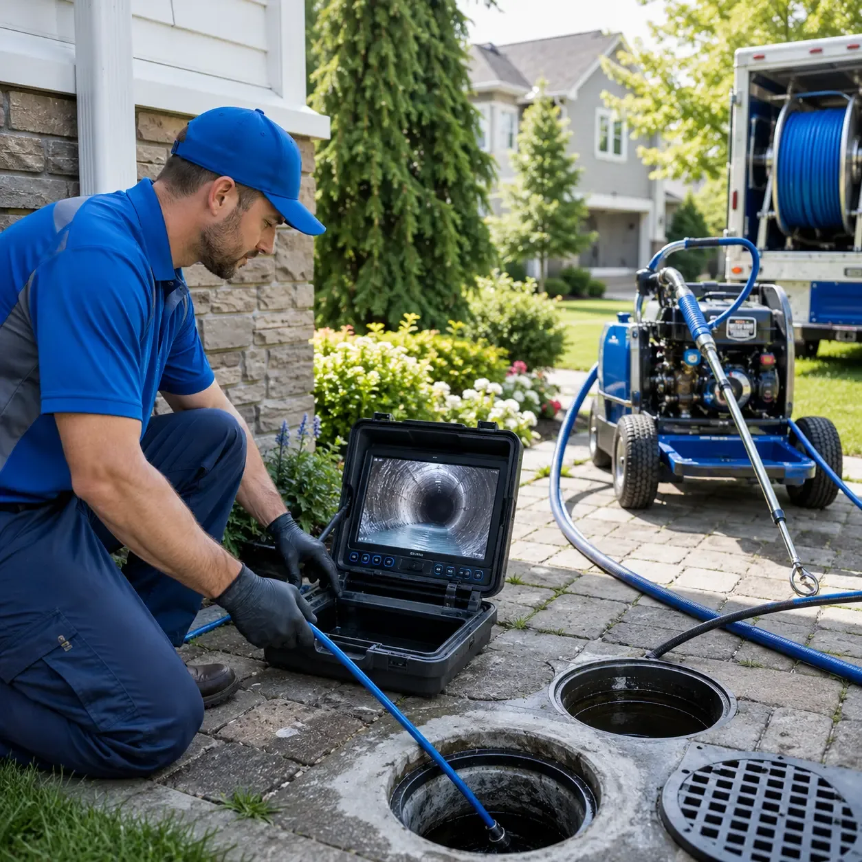 Outdoor drain cleaning professionals serving Morris, OK